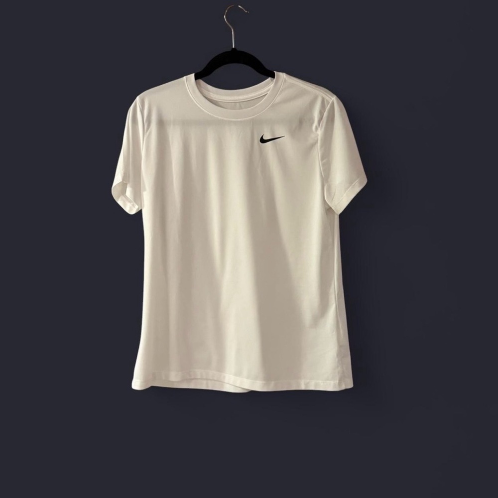 Nike Dri Fit White Tee -